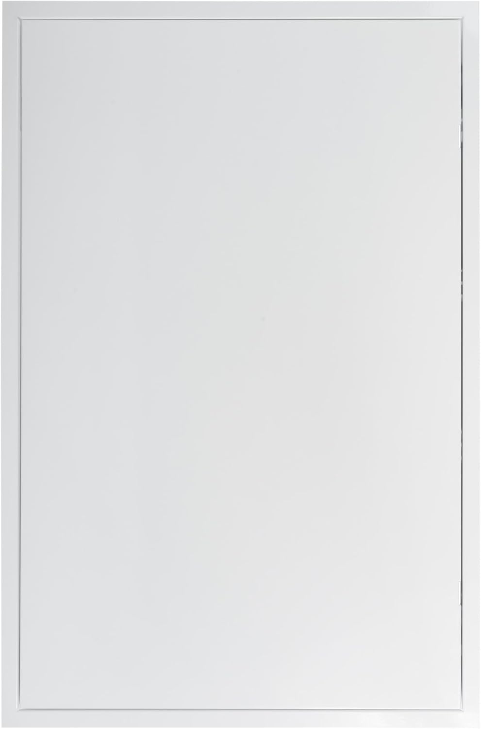 REPA MARKET 16" x 24" Inch Galvanized Steel Access Panel Door - for Outdoor and Indoor Use - Opening Flap Cover Plate - Box Door Lock - Door Latch - Inspection Hatch - White Polymer Coating Galvanized Steel - White 16x24