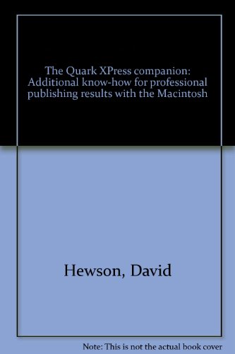 The Quark XPress companion