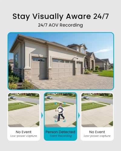 youkey S420 24 7 Recording Solar Security Camera Wireless Outdoor 2 5K - image 4