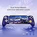 abxylute S8 Bluetooth Mobile Gaming Controller for Switch 1&2, iPhone15/16/17, iPad Android Phones Tablets, Portable Wireless Gamepad with Hall Joystick, Hall Trigger, Customizable buttons＆Key Mapping (blue) (blue) (retro blue)