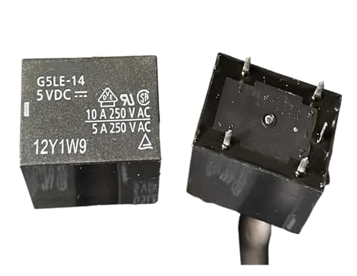 Relé G5LE-14 5VDC de 5 pines mini conmutador para circuitos impresos modelo 4123-1C-5V