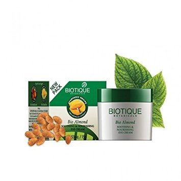 Biotique Almond Under Eye Cream For Dark Circles & Puffiness 15 g