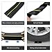 Garage Door Threshold Seal Strip 79inch, Flexible Cuttable Rubber Door Seal Waterproof Dustproof Windproof Weather Stripping for Garage Black