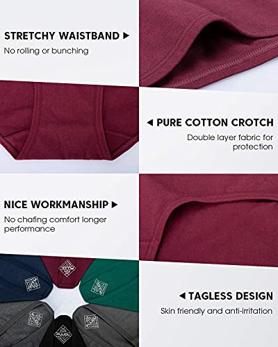 Benirap Womens Underwear Soft Cotton Hipster Panties Breathable Briefs 5 or 6 Pack4