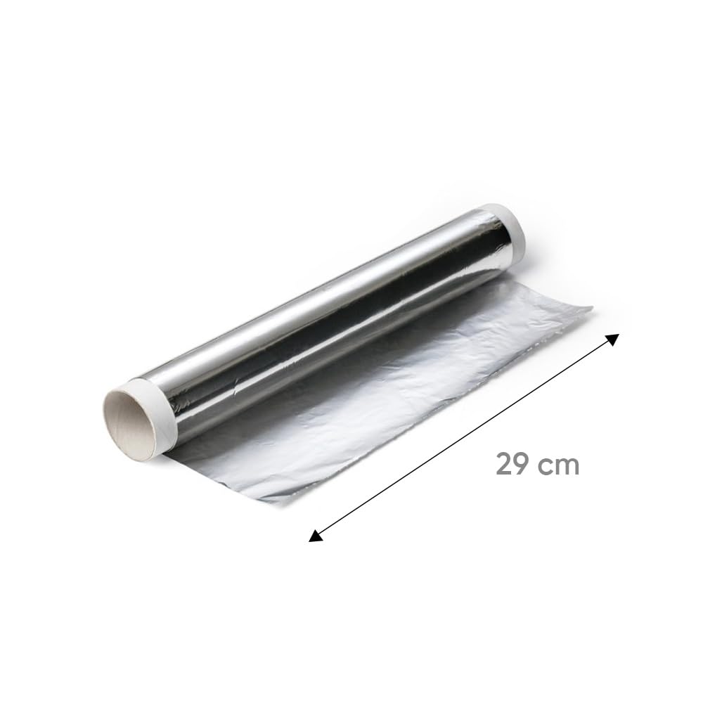 Set di 6 rotoli in alluminio, 0,29 x 200 m, qualità professionale, molto resistente