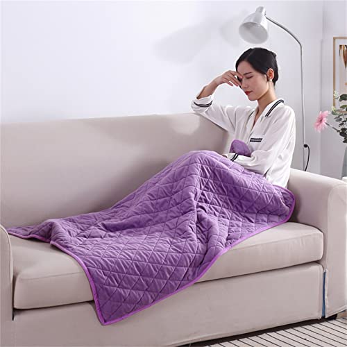Bzdzmqm Usb Electric Heating Blanket, 120X75Cm Soft Wearable Warm Heated Blanket, 5V Safety Temperature Control Chip, Machine Washable For Home Travel Office, With 120Cm Extension Line #TOP19