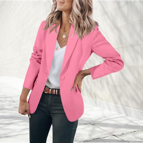 Womens Casual Blazers Open Front Long Sleeve Notch Lapel Blazers Work Blazer Jackets Business Outfits3