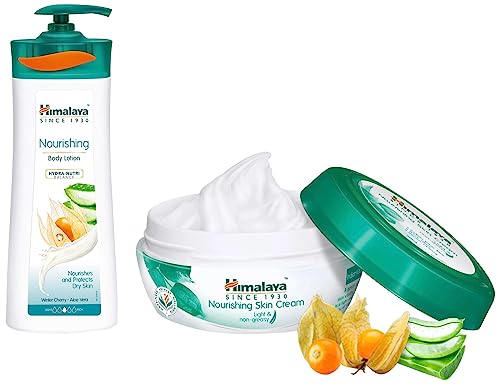 Image of Himalaya Nourishing Skin Cream, 200ml And Himalaya Nourishing Body Lotion, 400ml
