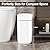 MOPALL Automatic Motion Sensor Bathroom Trash Can with Lid, 3.5 Gallon Touchless Garbage Can,Waterproof Smart Trash Can Small Waste Basket for Kitchen Bedroom Office Bathroom Living Room RV