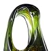 Deco 79 Glass Abstract Decorative Sculpture Ombre Cutout Home Decor Statue with Amber Accents, Accent Figurine 6