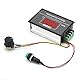 DC 6-60V(12V/24V/36V/48V)30A Spannungsregler, DC Motor Drehzahlregler, DC Motor Speed Controller, Stufenlose Geschwindigkeit PWM Regler mit Start Stop Schalter