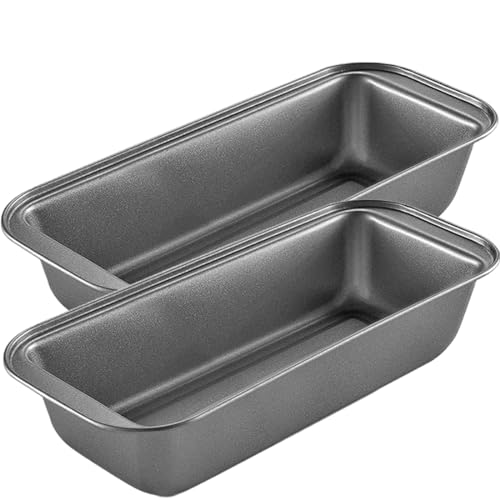 Recopilación y reviews de Moldes Pan Casero disponible en línea para comprar. 29 Mikim - Sartenes de pan largo para hornear pan de 12.6 x 5.11 pulgadas de diámetro exterior, sartenes de acero antiadherentes para hornear sándwich, plátano, pan casero, juego...