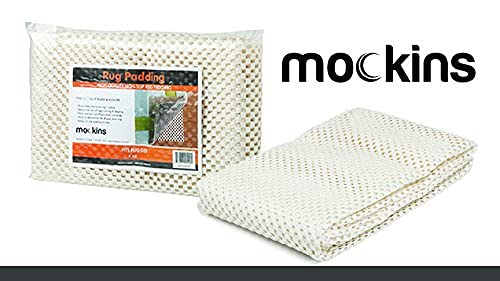 Nevlers Non Skid Rug Pad 4X6 Ft | Extra Thick Rug Gripper | Premium Non Slip Rug Pads | White Runner Rug Pad |Reversible Area Rug Pad Gripper | Anti Slip Rug Pad |Customizable Rug Mats For Under Rugs #TOP7