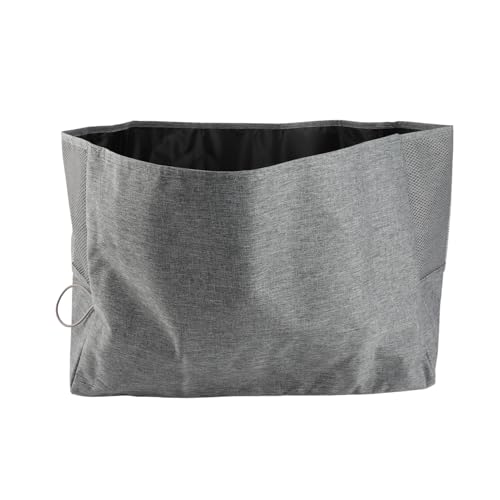 Zonizforceal Cubierta Antipolvo para máquina de Coser, Funda Protectora Plegable de poliéster de 3 Capas con Bolsillos para la mayoría de Las máquinas de Coser estándar, Resistente al Agua y a (Gris)
