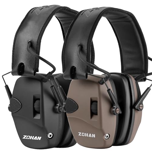 Image of ZOHAN EM054 Electronic Ear Protection for Shooting Range with Sound Amplification Noise Reduction, Ear Muffs for Gun Range