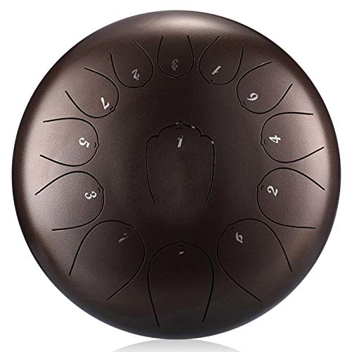 Byrotson Tambour À Langue en Acier 12,5 Pouces, 13 Notes C Clé Tambour À La Main, Tambour Relaxant Tambour Zen Tambour… - Les Beatles, Paul McCartney, John Lennon, RIngo Starr, George Harrison Byrotson Tambour À Langue en Acier 12,5 Pouces, 13 Notes C Clé Tambour À La Main, Tambour Relaxant Tambour Zen Tambour…