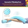 Special Supplies Sensory Vibrating Neck Pillow for Kids and Adults Plush Velvet Soft Cover with Textured Therapy Stimulation, Mind and Body Calming Relaxation - Blue