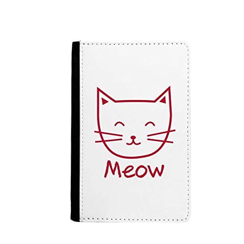 Étui portefeuille de voyage pour passeport Cat Meow multicolore