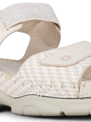 Image of Inc.5 Womens Beige Casual Solid Round Toe Sandals