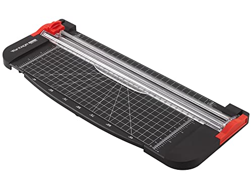 Rogneuse Vantage A4 noire pour coupe précise de 8 à 12 feuilles