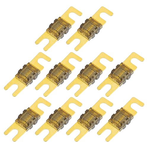 Fusibles de audio de 70A que evitan sobrecargas en sistemas de sonido de coche y barcos pack de 10