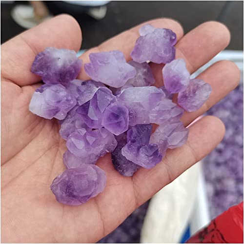 Amatista rugos de gravo míneral para decorar rincones de meditación 5