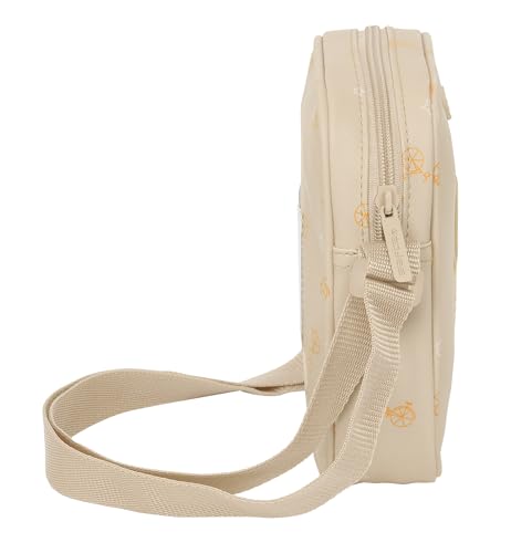PREESCOLAR OSITO – Small Messenger Bag, Children's Shoulder Bag, Ideal for Children from 5 to 14 Years, Comfortable and Versatile, Quality and Resistance, 16 x 4 x 18 cm, Beige, beige,, Beige,3