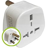 UK 3 Pin auf 3 Pin (rund) für Südafrika Teile Indiens usw. Reiseadapter / Steckerkonverter