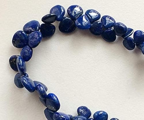 Lapis Lazuli plain heart beads pour composer votre collier de lithothérapie - 2