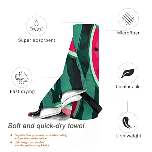 Quick Dry Towel Summer-Watermelon-Cool Camping Towel Travel Towel Lightweight Sports Towel,Gym,Hiking,Bath,Yoga #TOP2
