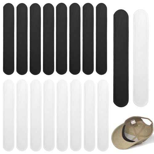 50 Pcs Self Adhesive Hat Sweat Liner Prevent Makeup Stains Hats Liners Bands Absorbent Sweat Protection for Golf Baseball Caps Helmet