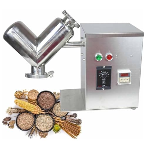 V-Typ Pulvermischer, Edelstahlgranulat Futtermischer Trockenpulvermischer für die Laborforschung mit 4,4 lbs Trockenpulvermischen