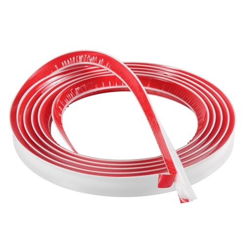 Penitue - Moulure Quart de Rond, 303cm Silicone Moulure Quart de Rond Pliable en Forme L Bande Calfeutrage Flexible à Décoller et à Coller pour Escaliers Armoires Coins Murs
