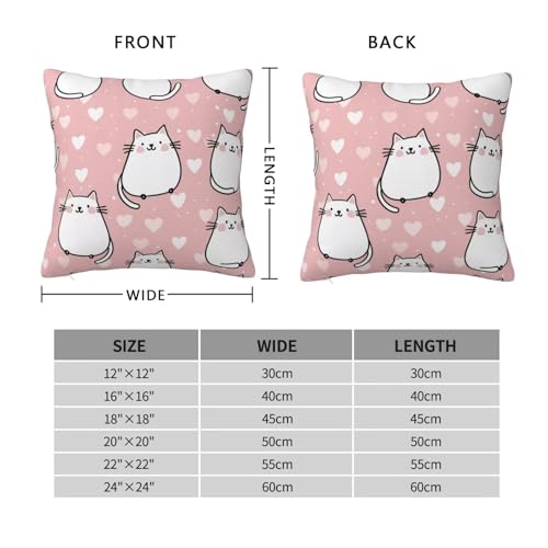 Housse coussin couleur rose 50x50 cm pour rénover vos vieux coussins - 7