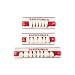 Easyinsmile Dental Synthetic Resin Teeth Acrylic Denture False Tooth for Adults Full Set/Anterior/Posterior (Full Set 425+U37+32, A1)