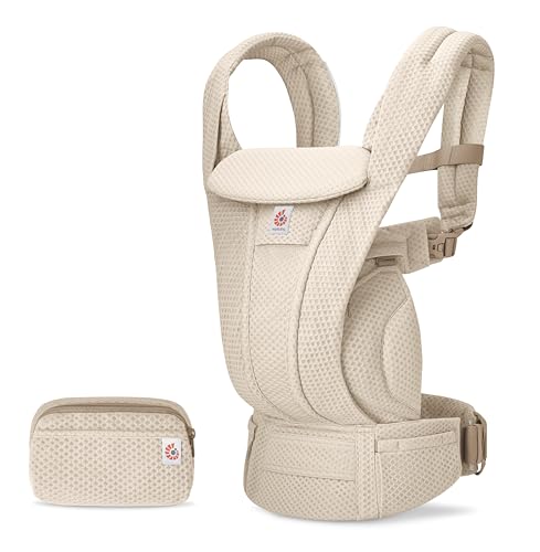 Ergobaby(エルゴベビー) OMNI Deluxe Mesh オムニデラックス ナチュラルベージュ 抱っこ紐 保証付き 日本正規品 新生児 0カ月から48カ月 20.4kgまで SoftFlexメッシュ 通気性 快適性 抱っこひも ベビーキャリア 赤ちゃん CREGBCODMNATBGE（Amazon）