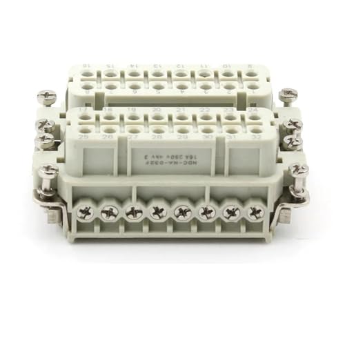 Connecteur robuste 10 core HDC-HA femelle 250V 10A pour liaison électrique compacte