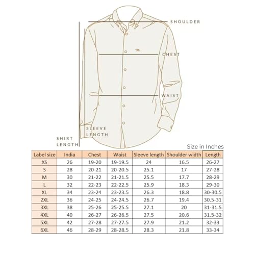 GLORYBOYZ Check Shirt for Men Full Sleeves Formal Check Shirts Regular Fit Spread Collar Stylish Big Checks Shirts for Men Office Wear Plaid Checkered Shirt Office Casual Wear