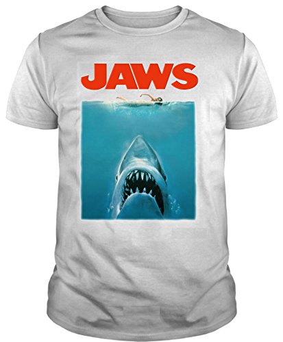 The Fan Tee Camiseta de NIÑOS Varios Peliculas Tiburon PELICULA Terror Retro Hispter Swag Jaws 9-10 Años