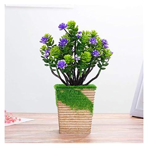 Indoor Plastic Artificial Ornaments Living Room Desktop Fake Flower Decoration Simulation Plant Retro Potted Flower Decoration Cover