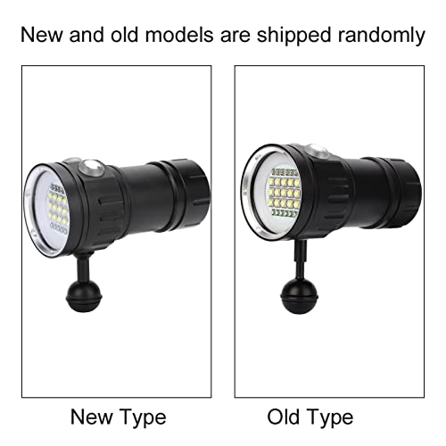 Duiklamp, onderwaterzaklamp, professioneel, 100 m, waterdicht, Scuba, duiklamp, superhelder, led, onderwatertorch, handlamp, onderwaterfotografie, camera, licht, vulling, aluminium - Image 8