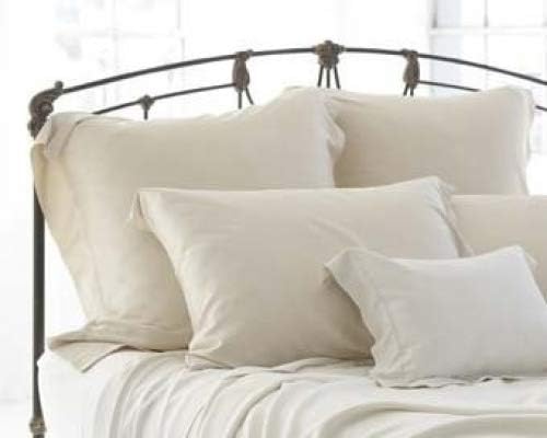 SDH Legna Classic Sheets- 100% Italian Wood Fiber, Standard Pillowcase, Cloud