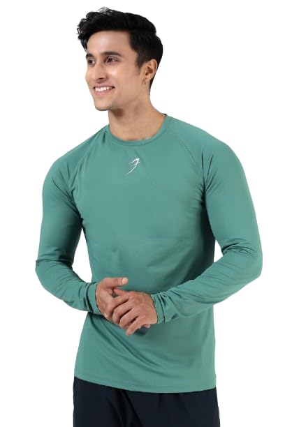 Image of FUAARK Men's Full Sleeves Gym Slim Fit T-Shirt