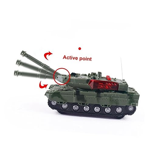 Abaodam 3 Pecas brinquedo carro motor de artilharia vagão tanque controle remoto Modelo filho