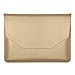 Swees 12 Inch Apple New Macbook Ultrabook PU Leather Carrying Laptop Notebook Sleeve Bag for 12" Apple New Macbook with Retina , Gold