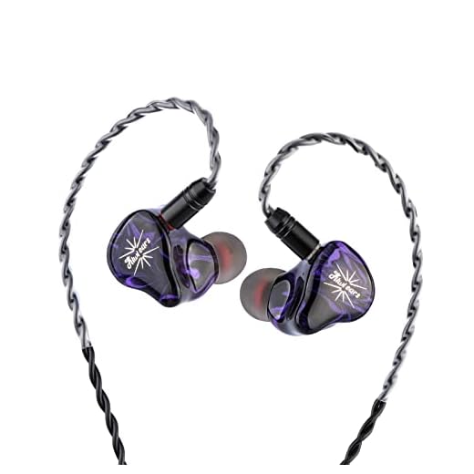HIFIXAUDIO Kiwi Ears Quartett In-Ear-Monitor, 2DD+2BA Hybrid IEM Kopfhörer, HiFi Wired Earbuds, Studio-Monitor in Ohren mit handgefertigter Harzschale, abnehmbares IEM-Kabel für audiophile Musiker