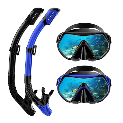 Adult Dry Top Snorkel Set