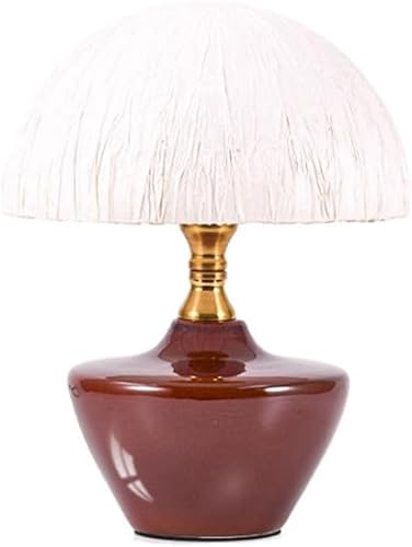 Miniatura 1 de Lámpara para escritorio Retro cerámica seta atmósfera lámpara hogar dormitorio alta gama lámpara de noche Lámparas de escritorio para oficina en casa