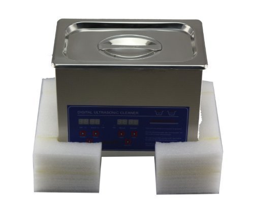 1.3L Commercial en acero inoxidable limpiador ultrasónico máquina de limpieza ambiente correa ajustable 110 V/220 V