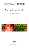 Air de La Solitude Et Autr (Poesie/Gallimard) (French Edition)
